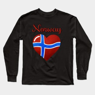 The flag of Norway, Norges flagg Long Sleeve T-Shirt